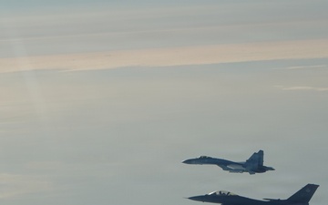 NORAD detected, tracked and intercepted Russian Aircraft near the Bering Strait