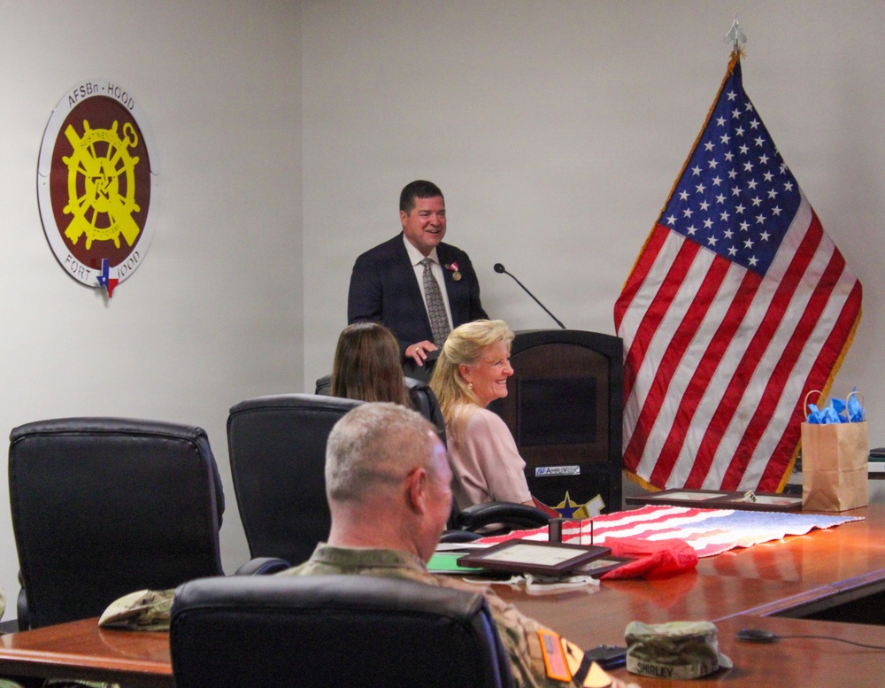 Mr. Mark Aiken 407th AFSB Award Ceremony for Retirement