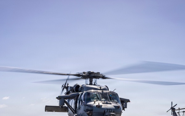 USS Iwo Jima Conducts Flight Operations