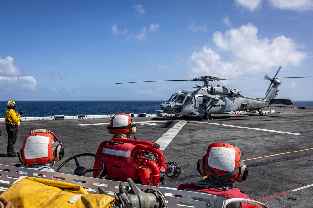 USS Iwo Jima Conducts Flight Operations