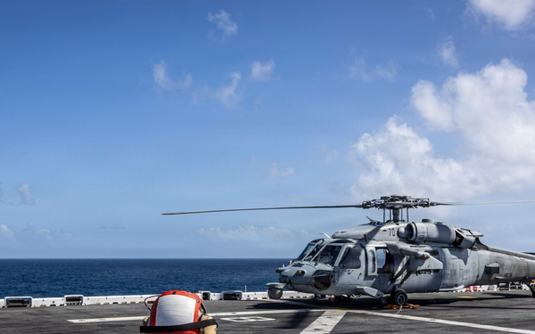 USS Iwo Jima Conducts Flight Operations