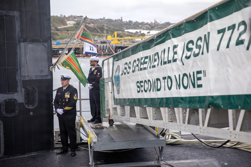 USS Greeneville Holds Change of Command