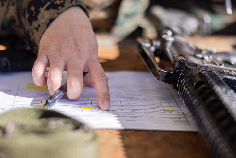 Alpha Company Rifle Issue