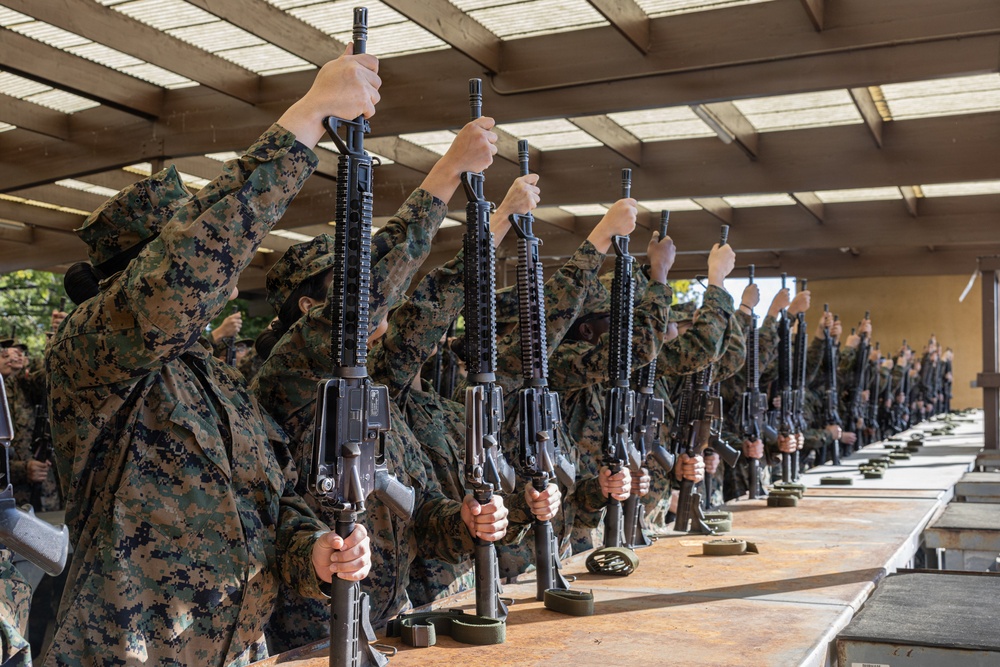 Alpha Company Rifle Issue