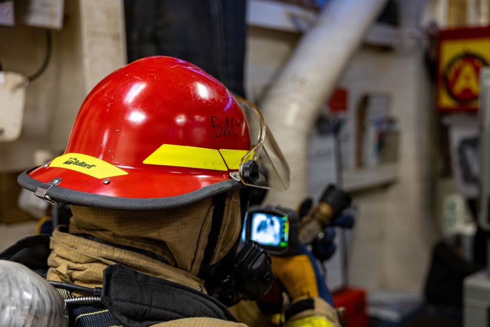 USS Iwo Jima Damage Control Training