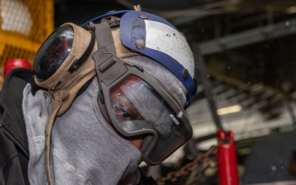USS Iwo Jima Sailor Needle Guns