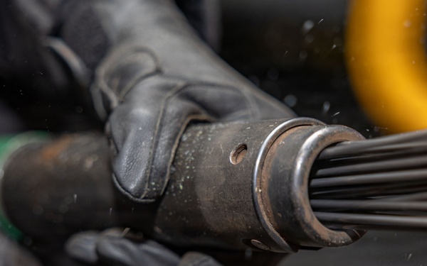USS Iwo Jima Sailor Needle Guns
