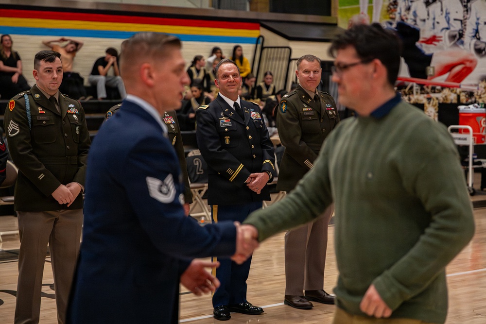 Cheyenne Central honors seniors joining Wyoming Air National Guard