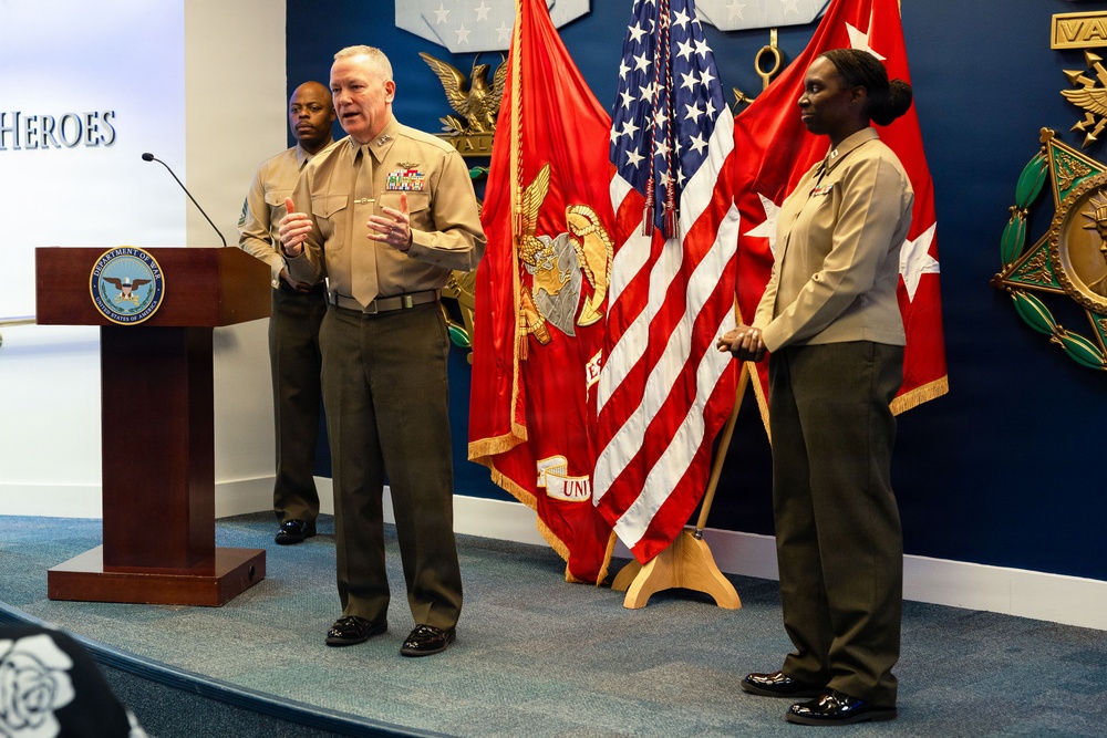 Major Kyra Covin Promotion Ceremony