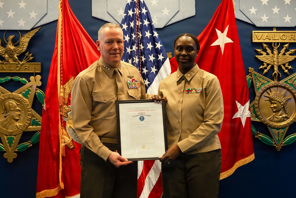 Major Kyra Covin Promotion Ceremony