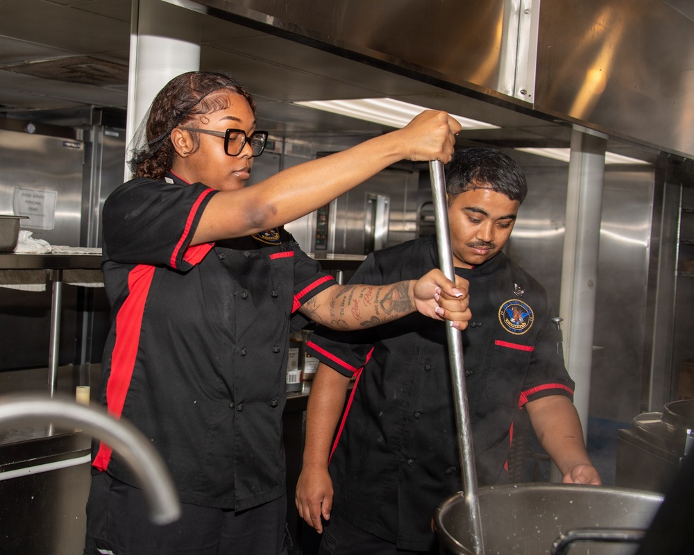 USS Carl Vinson (CVN 70) conducts daily operations