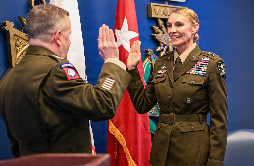 Director of Army Budget Oath of Office