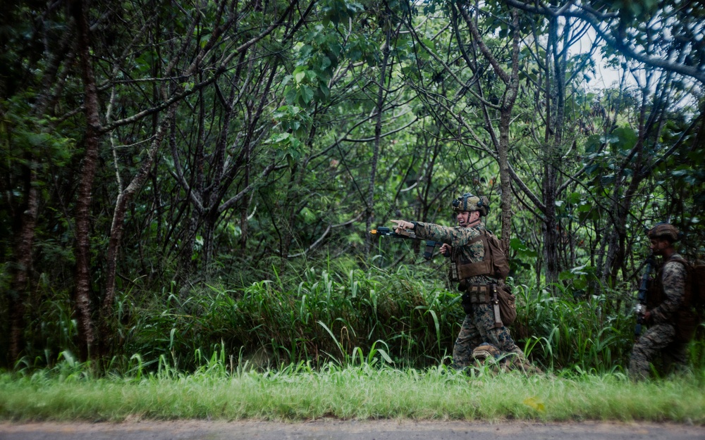 3rd LCT executes patrol base and simulated civil engagement operations during MCCRE