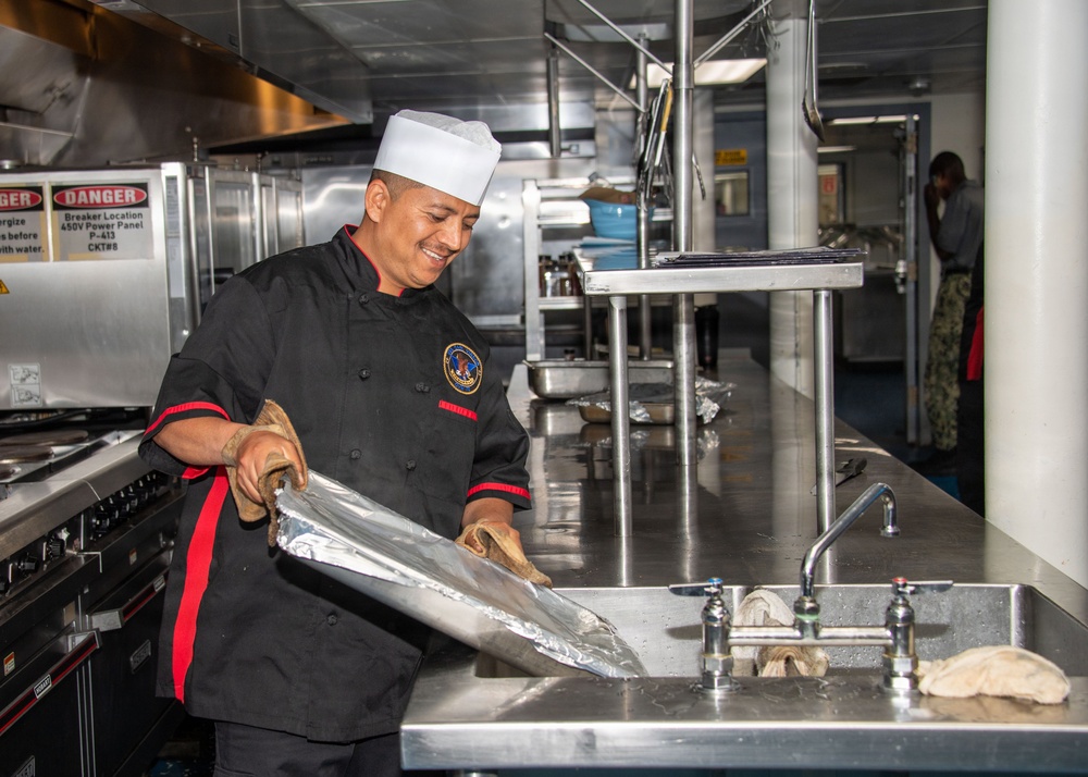 USS Carl Vinson (CVN 70) conducts daily operations