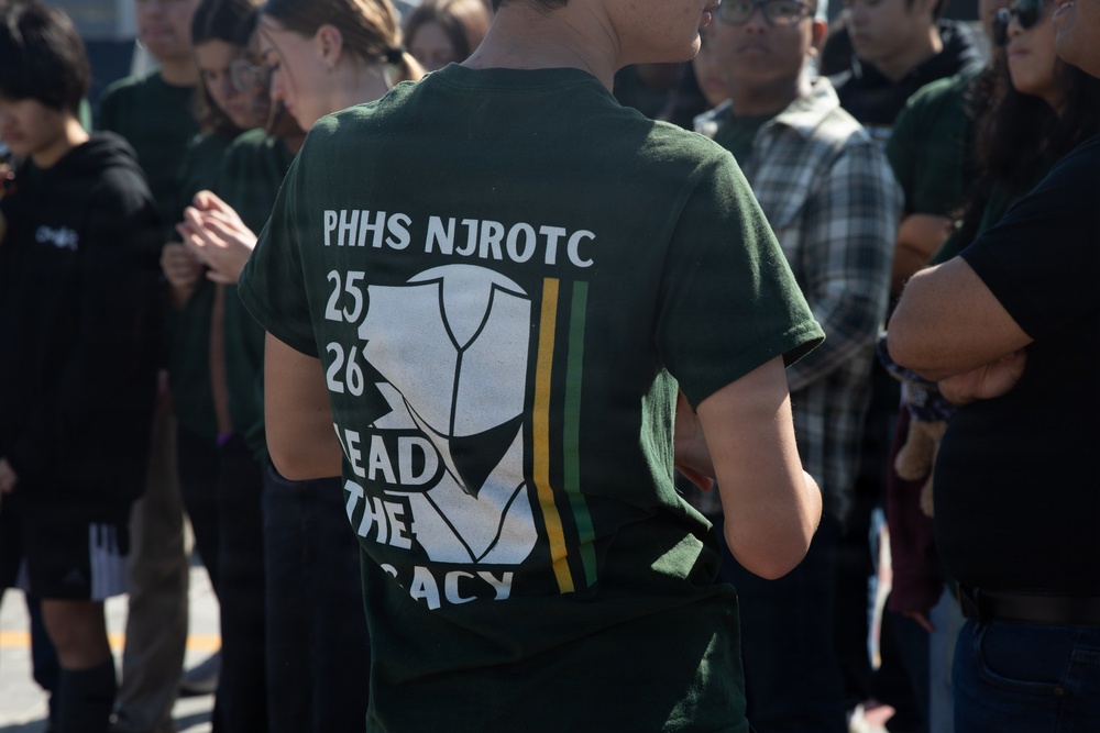 Patrick Henry High School’s NJROTC Visits Naval Base Point Loma