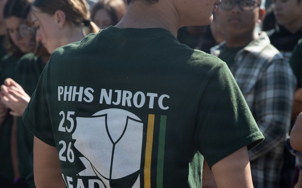 Patrick Henry High School’s NJROTC Visits Naval Base Point Loma