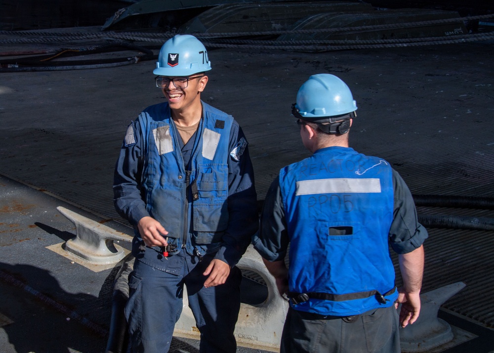 USS Carl Vinson (CVN 70) conducts daily operations