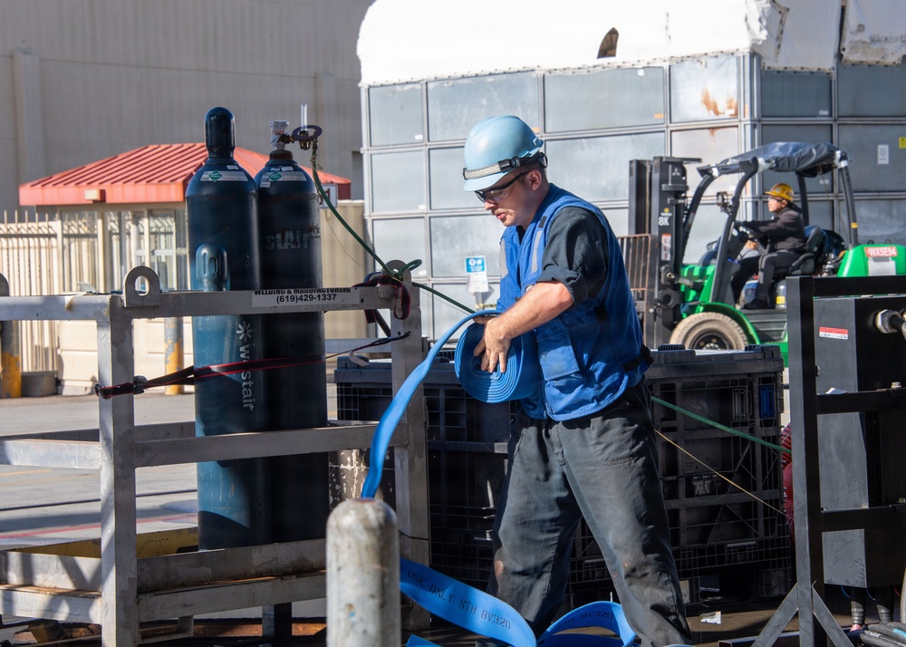 USS Carl Vinson (CVN 70) conducts daily operations