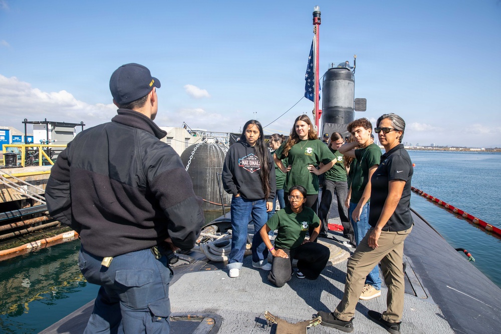 Patrick Henry High School’s NJROTC Visits Naval Base Point Loma