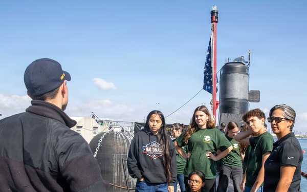 Patrick Henry High School’s NJROTC Visits Naval Base Point Loma