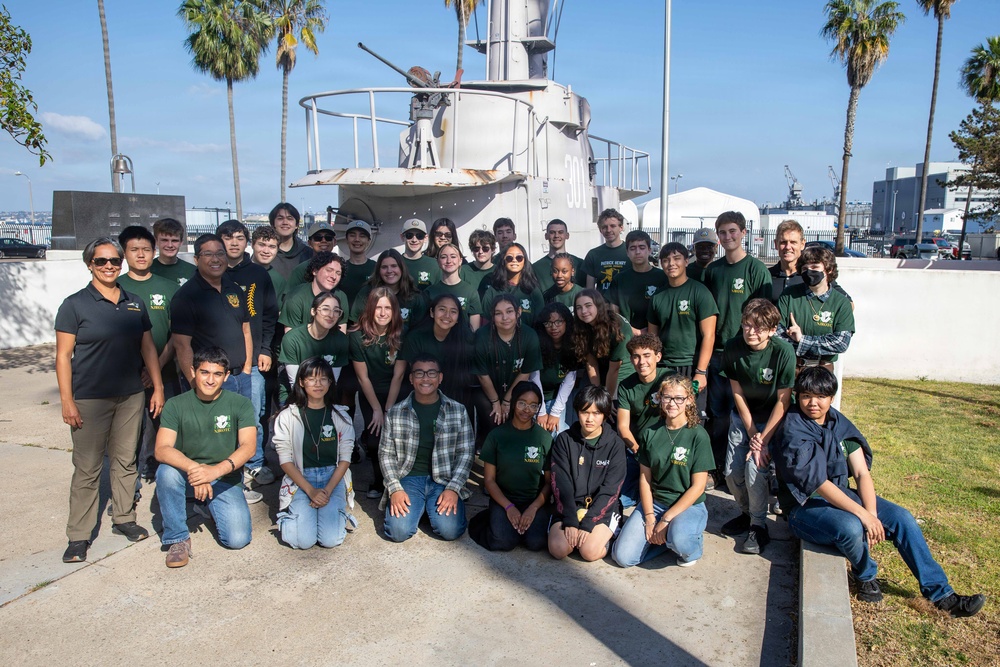 Patrick Henry High School’s NJROTC Visits Naval Base Point Loma