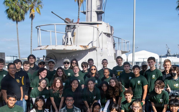 Patrick Henry High School’s NJROTC Visits Naval Base Point Loma
