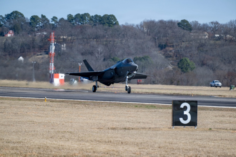 Third Finnish Air Force F-35 Lightning II Arrives at Ebbing Air National Guard Base