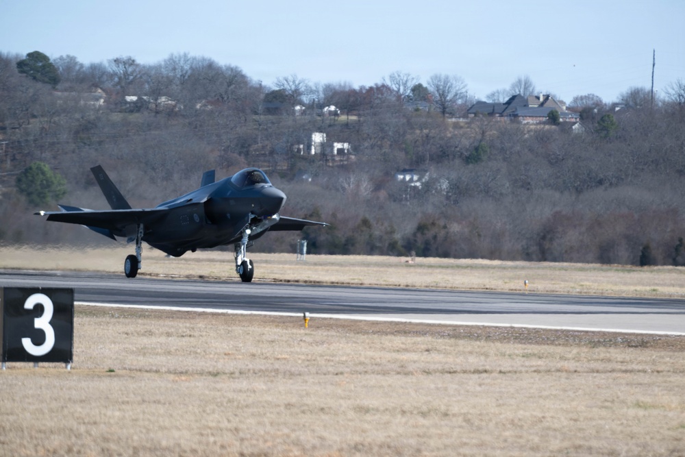 Third Finnish Air Force F-35 Lightning II Arrives at Ebbing Air National Guard Base