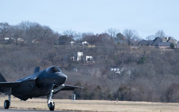 Third Finnish Air Force F-35 Lightning II Arrives at Ebbing Air National Guard Base