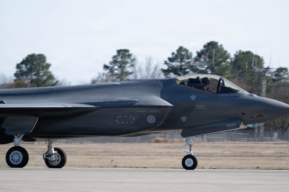 Third Finnish Air Force F-35 Lightning II Arrives at Ebbing Air National Guard Base