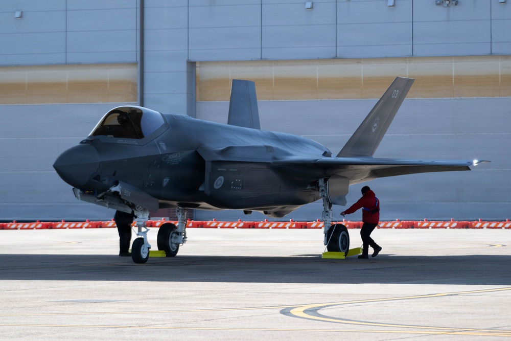 Third Finnish Air Force F-35 Lightning II Arrives at Ebbing Air National Guard Base