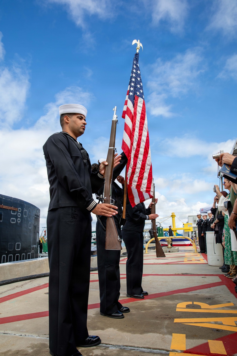 USS Greeneville Holds Change of Command
