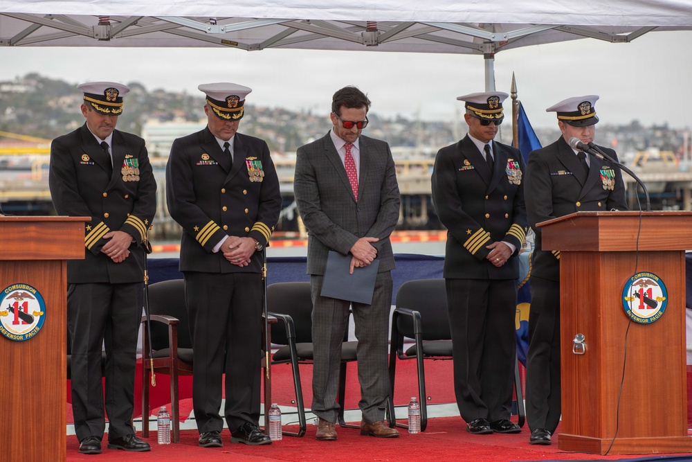 USS Greeneville Holds Change of Command