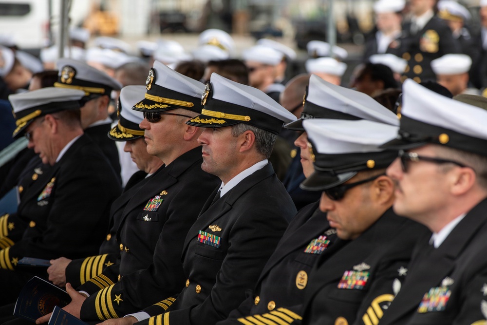 USS Greeneville Holds Change of Command