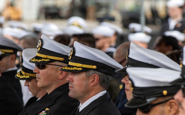 USS Greeneville Holds Change of Command