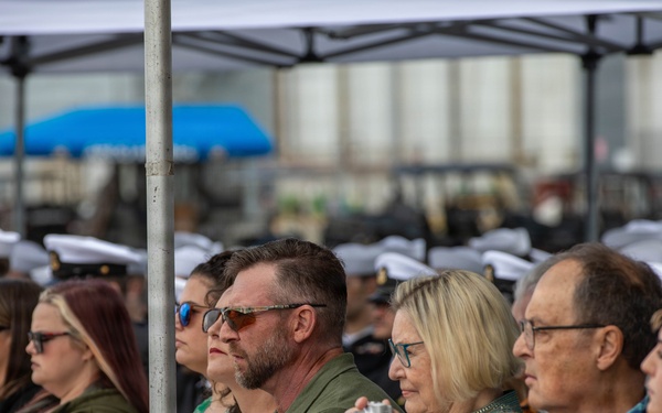 USS Greeneville Holds Change of Command