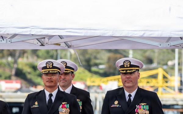 USS Greeneville Holds Change of Command