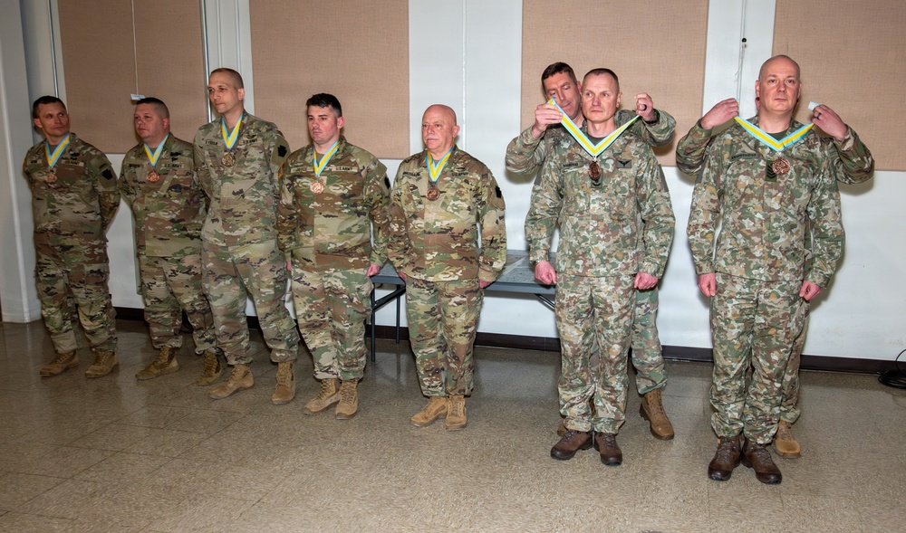 Lithuania Griffin Brigade leadership inducted into the Order of Saint Maurice