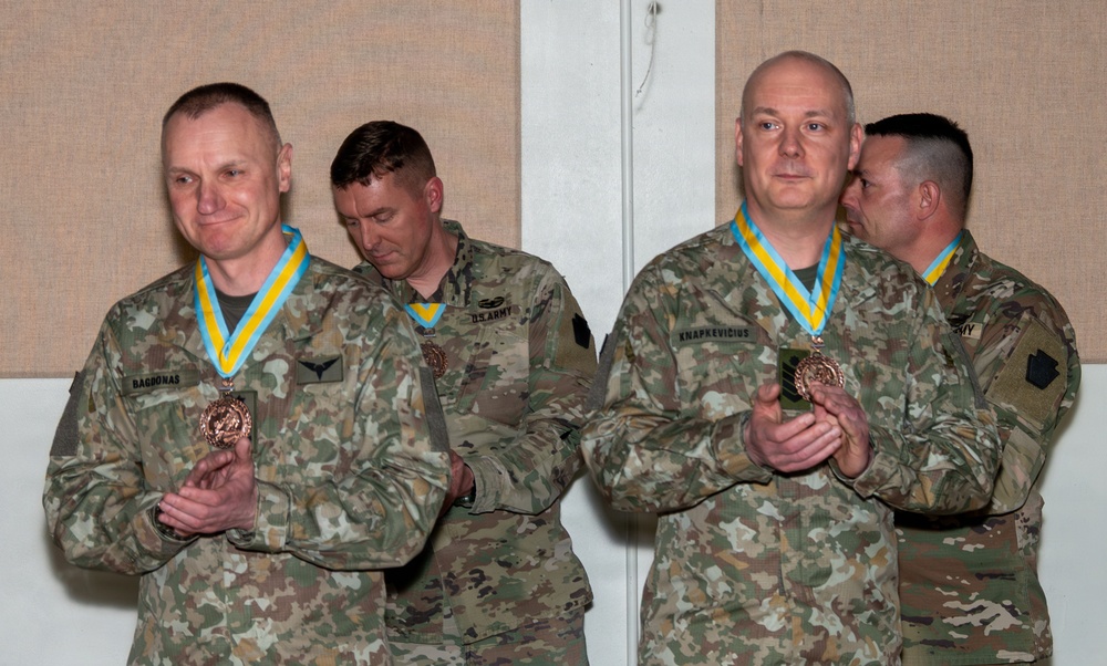 Lithuania Griffin Brigade leadership inducted into the Order of Saint Maurice