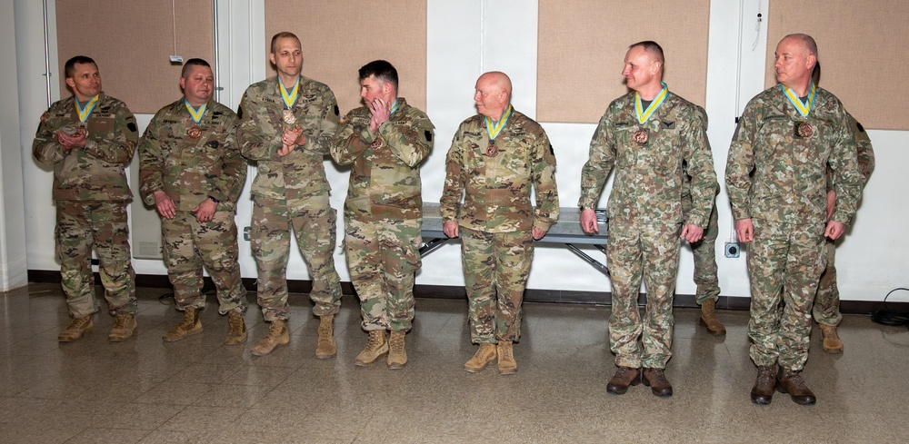 Lithuania Griffin Brigade leadership inducted into the Order of Saint Maurice