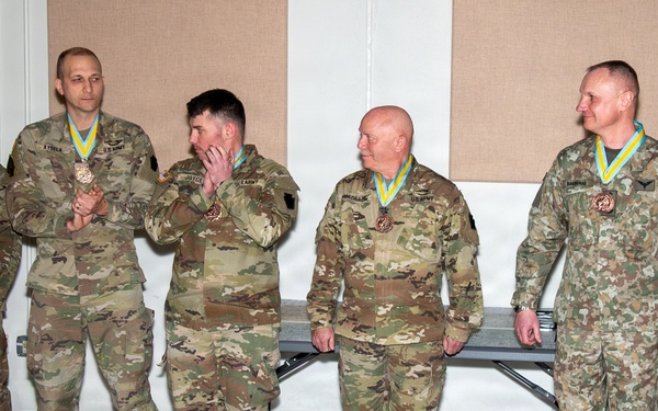 Lithuania Griffin Brigade leadership inducted into the Order of Saint Maurice