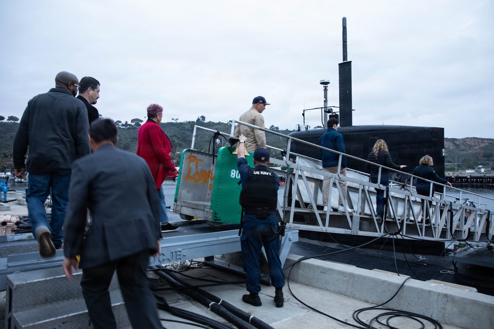 California State Legislators Tour USS Alexandria