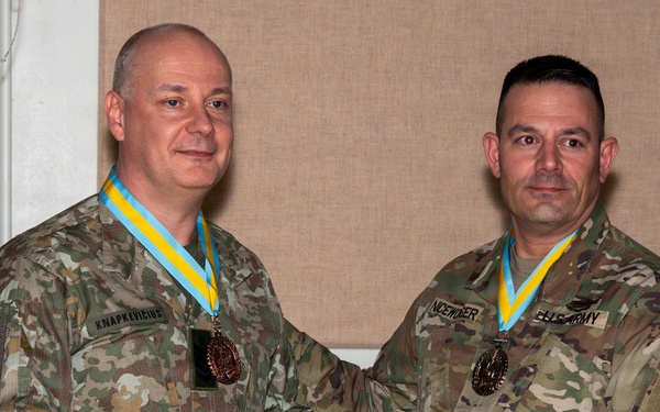 Lithuania Griffin Brigade leadership inducted into the Order of Saint Maurice