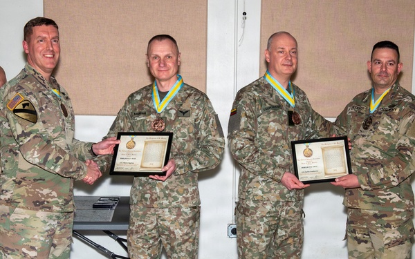 Lithuania Griffin Brigade leadership inducted into the Order of Saint Maurice