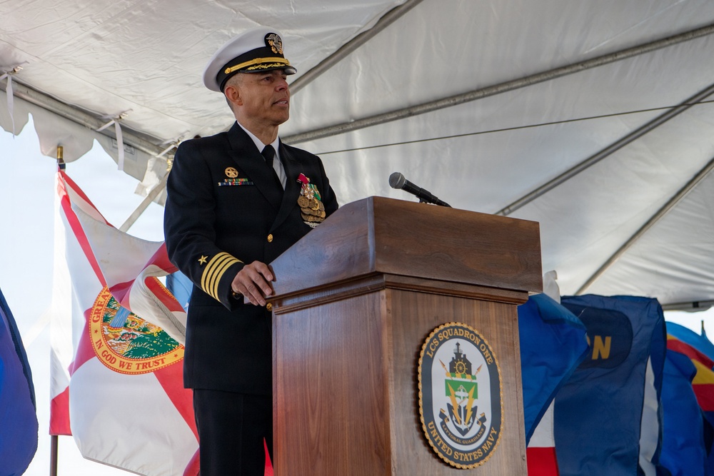 LCSRON 1 Change of Command