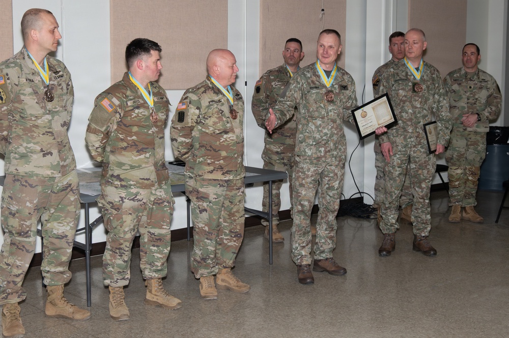 Lithuania Griffin Brigade leadership inducted into the Order of Saint Maurice