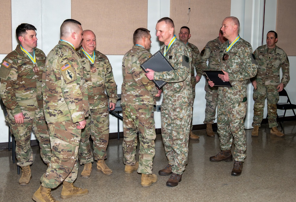 Lithuania Griffin Brigade leadership inducted into the Order of Saint Maurice
