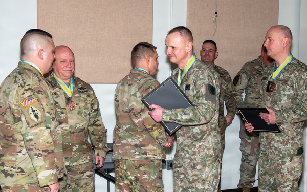Lithuania Griffin Brigade leadership inducted into the Order of Saint Maurice