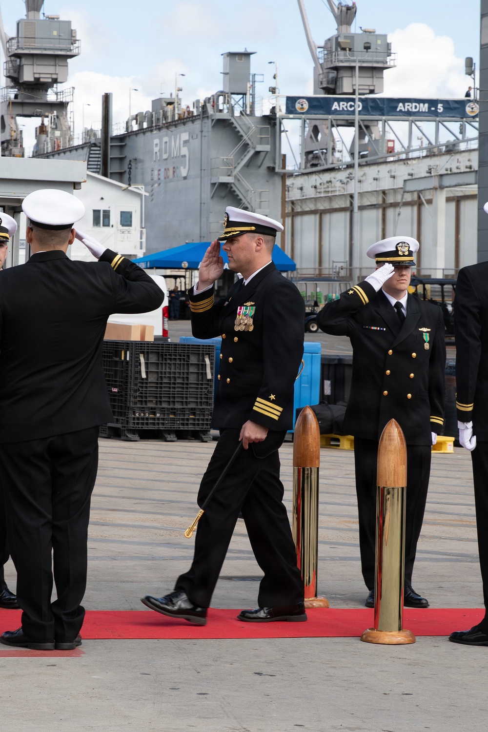 USS Greeneville Holds Change of Command