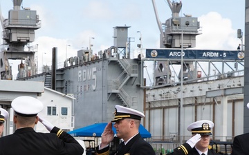 USS Greeneville Holds Change of Command